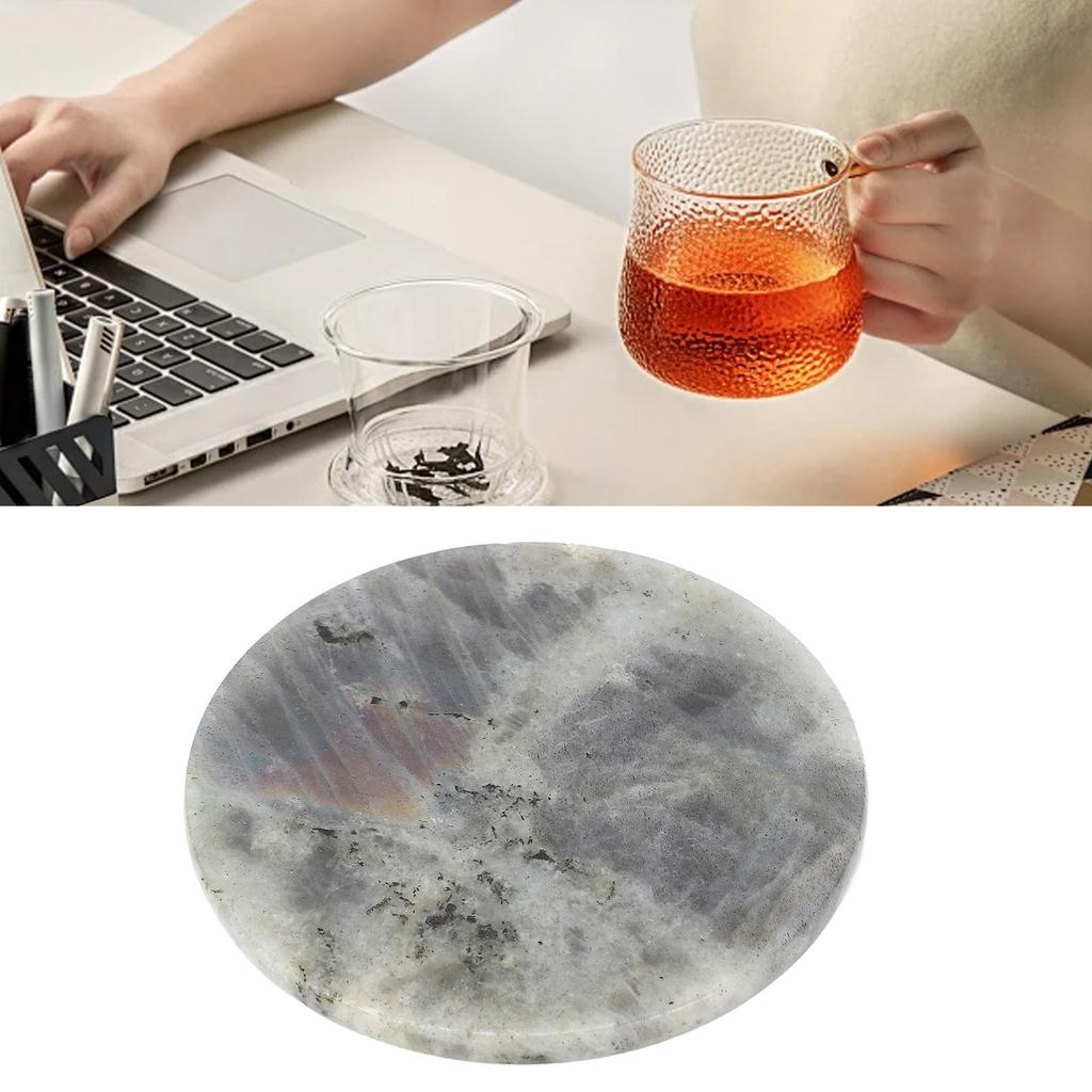 Quartz Coaster Insulated Cup Mat Wedding Decorative Stone Living Room Dining Table Decoration
