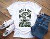 Boy's Fishing T-Shirt, Fisherman Gift, Fish Lover Shirt