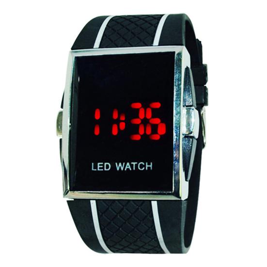 Unisex Fashion LED Digital Display Square Case Cool Sports Casual Wrist Watch