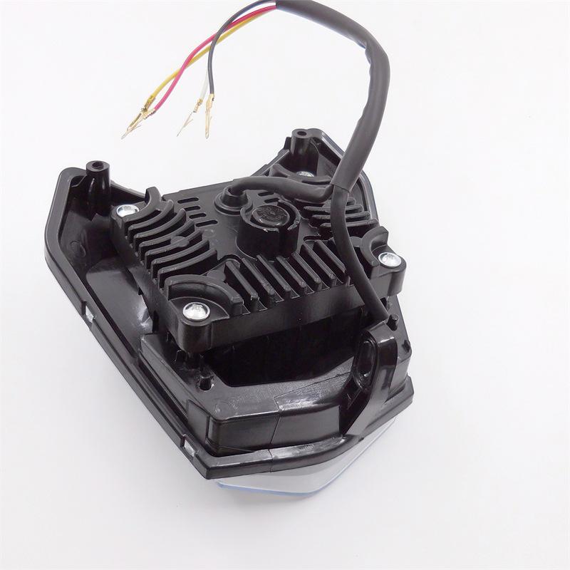 H22 LED Headlight Bulb with E-mark Lens, Daytime Running Light, High/Low Beam for KTM Enduro Motorcycle Modification.