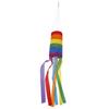 60cm Windsack Regenbogen Wind Gay Pride Flagge Messung Außenbereich Hinterhof Campingplatz Hängende Dekoration UV-beständig Wetterfest