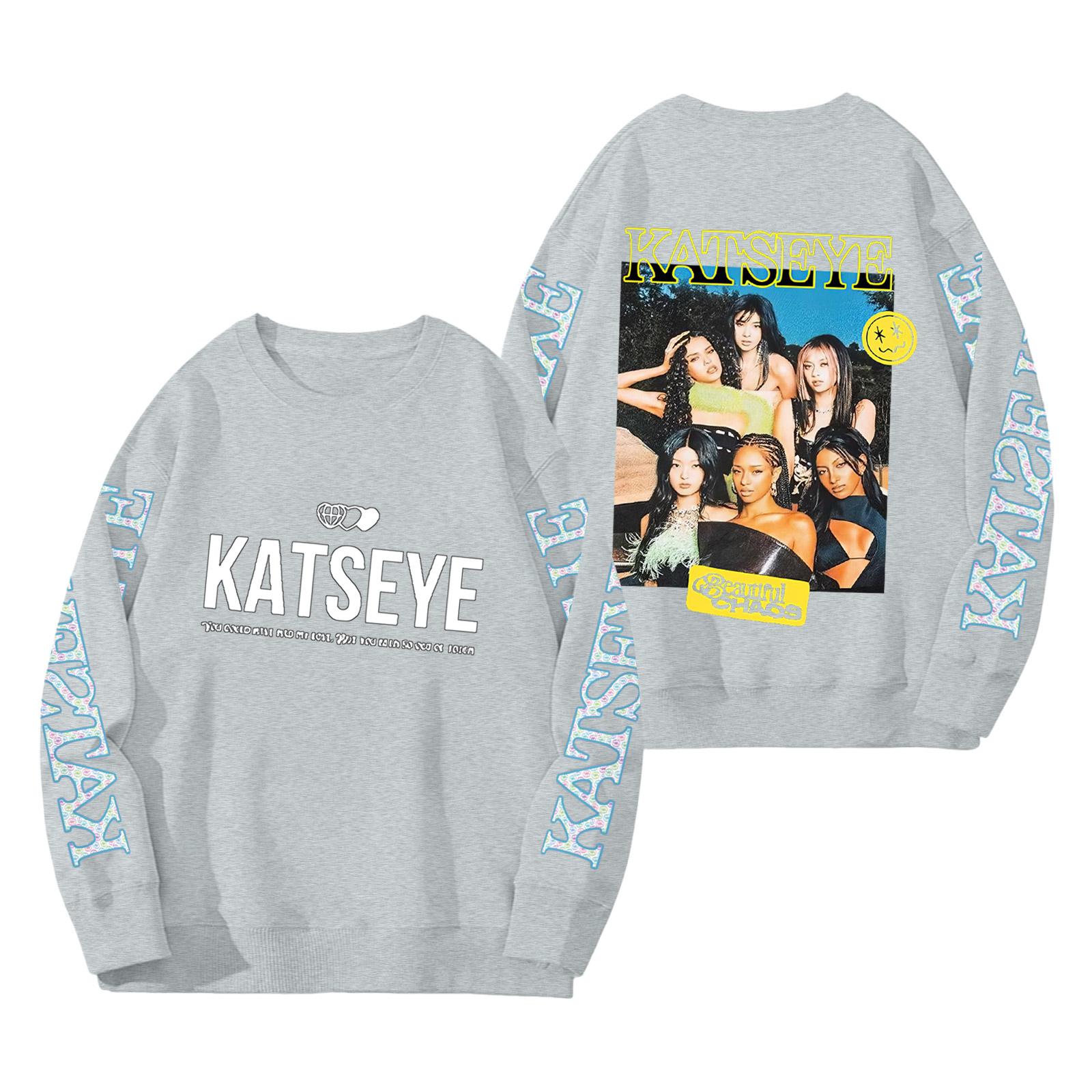 

Женский модный пуловер с длинным рукавом, принтом и круглым вырезом, свободного кроя L