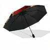 1pc Christmas Santa Automatic Folding Umbrella - Design, Durable Iron Frame for Travel, Outdoor, Beach Fashion Accessory a0920066