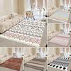 Marokkanischer Nordic Style Bedruckter Teppich für Wohnzimmerdekoration Schmutzabweisende Dekorative Teppiche für Schlafzimmer Heimdekor Matten