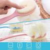 PAGHADI 2 IN 1 Back Body Bath Brush with Bristles and Loofah Back Scrubber with Curved Long Handled for Skin Exfoliating Bath, Massage Bristles Fo