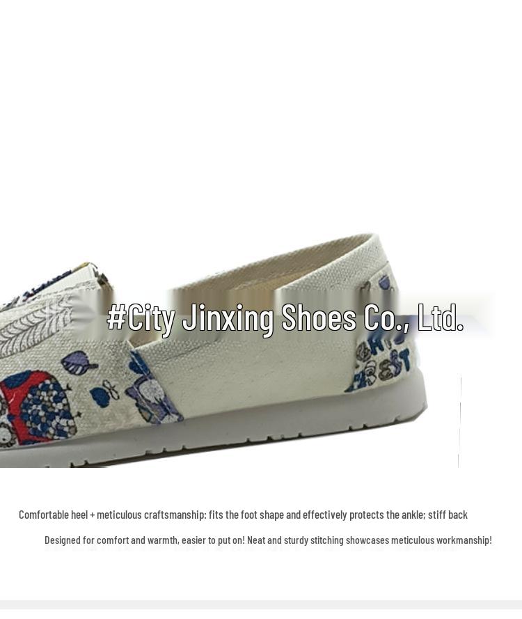 25 New Women's Slip-on Canvas Shoes - Non-slip, Soft Sole, Versatile for Spring and Autumn