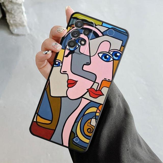 Picasso Abstract Art Painting Case For Samsung Galaxy A14 A73 A53 A71 A51 A31 A33 A22 A12 A21s A13 A32 A52s A72 A52 A23