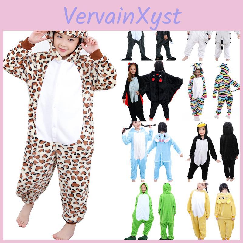 Pigiama Animale Adorabile Kigurumi Cosplay Monopezzo per Bambini in Morbido Tessuto di Flanella