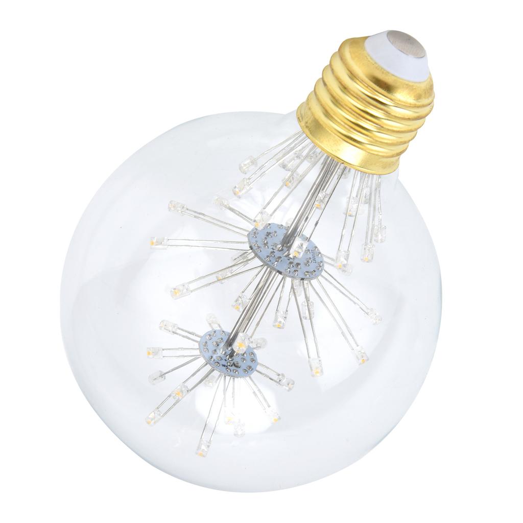 Antique LED Light Bulb 3W G95 E27 Globe Round Bulb for Festive Decoration 85?265V Warm Light
