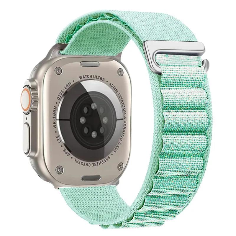 Alpine Loop Strap For Apple Watch Ultra 3 Band 49mm 11 10 9 8 7 46mm 42mm 45mm 41mm Nylon Sport Bracelet iWatch 6 5 SE 44mm Belt