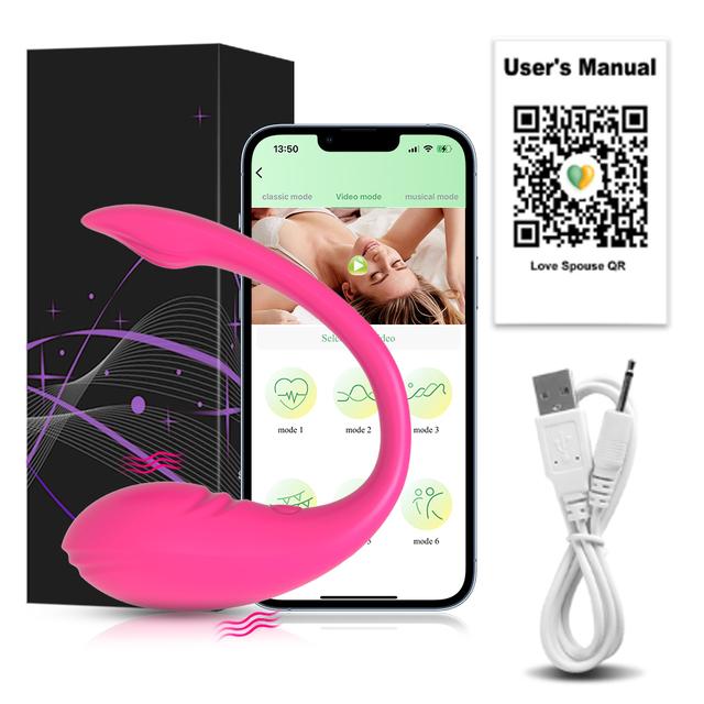 Wireless Bluetooth Vibrator Dildo G Spot Massager For Women APP Remote Control  Vibrating Egg Female Panties Sex Toys For Adults
