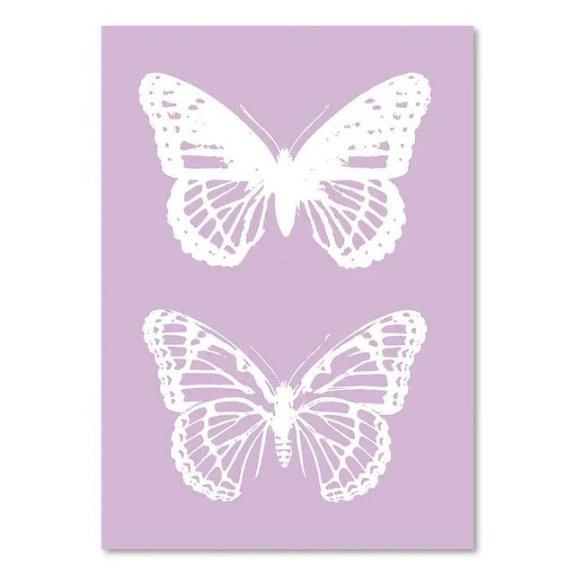 1Pcs Wall Art Canvas Painting Color Living Room Home Decor Strawberry Love Interior Paintings Butterfly Sunflower Girls’ Bedroom No Frame