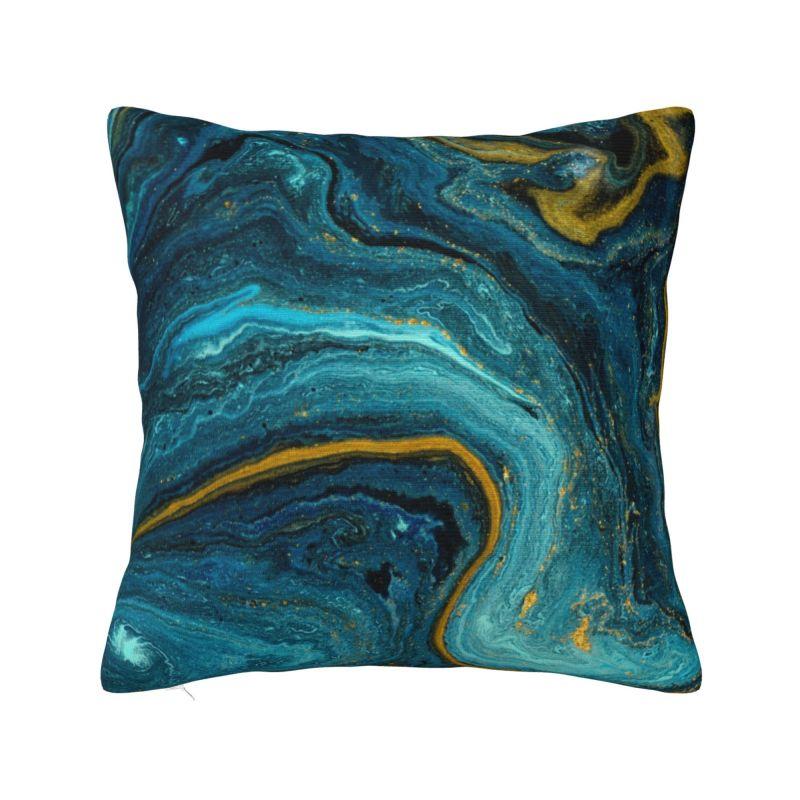 Custom Abstract Beauty Cushion Cover Xcm Marble Geometric Texture Velvet Nordic Pillow Decoration Salon