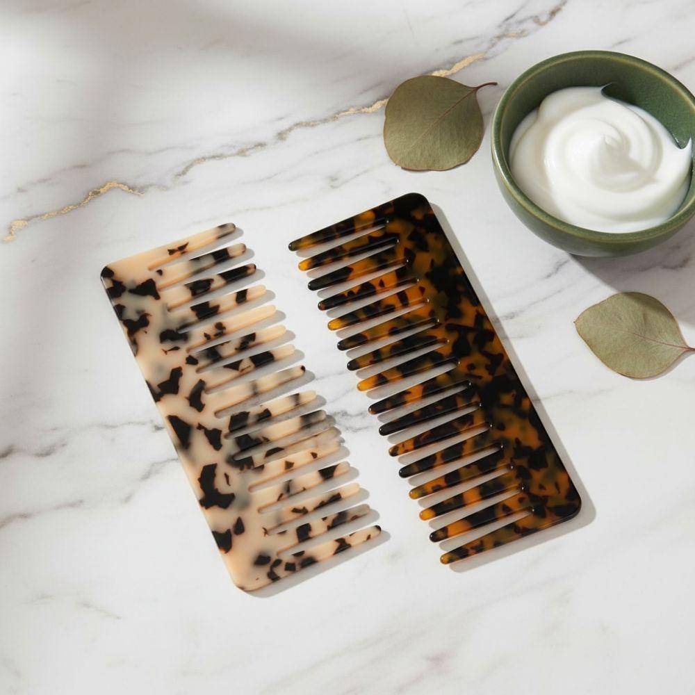 Anti-static Acetate Hair Combs Portable Hair Brush Wide Teeth Hair Comb  Hairdress Salon