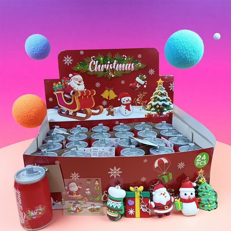 2/6/12 Stück Weihnachten Thema Party Schlüsselanhänger Geschenkpaket Überraschungsbox Geeignet Als Weihnachtsgeschenk Partygeschenk Am Besten Für Weihnachten