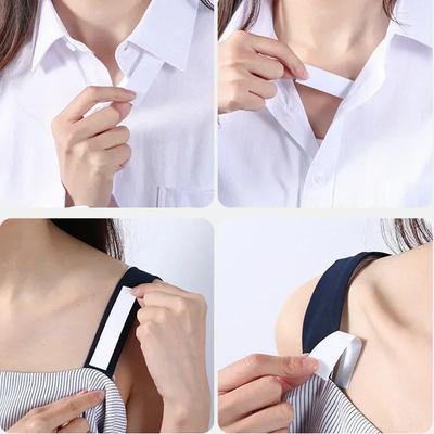 Bande auto-adhésive Double face pour soutien-gorge, vêtements, robe, chemise, autocollant Secret, bande de Lingerie transparente, Patch de poitrine Invisible Anti-nu