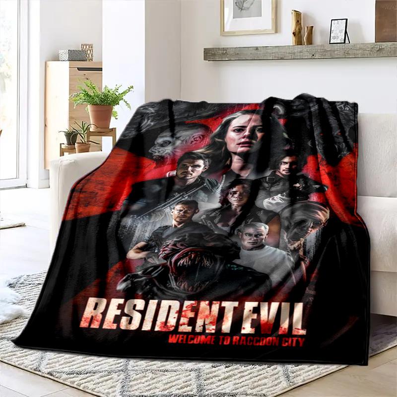 The sci-fi game Resident Evil features the Umbrella Corporation blanket a soft home furnishing nap decoration a warm Sherpa blanket for all seasons U8