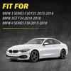 2X Inner Door Handle Trim Covers For BMW 3 Series F30 F31 2013-2018 Carbon Fiber
