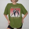 Michaels Jacksons MJ the Musical Tee Shirt for Unisex Women Fashion T Shirts Cotton Clothing
