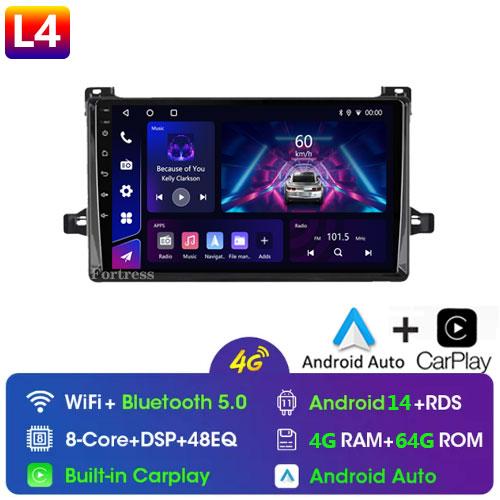 Ainavi Android 12 Car Radio For Toyota Prius XW50 2015-2020 Stereo Carplay Auto GPS Navi Android Multimedia Player No 2Din DVD