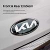 Auto Frontklappen-Emblem Heckklappen-Plakette Aufkleber für EV6 Sorento Niro Stinger Ceed Carnival K5 K9 Soul Carens VQ Cadenza Sport