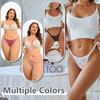 4Pcs/Set Sexy Lace Panties Women Elastic Hollow Out Transparent G-string Thong Female Lace Underpants Perspective Sexy Intimates