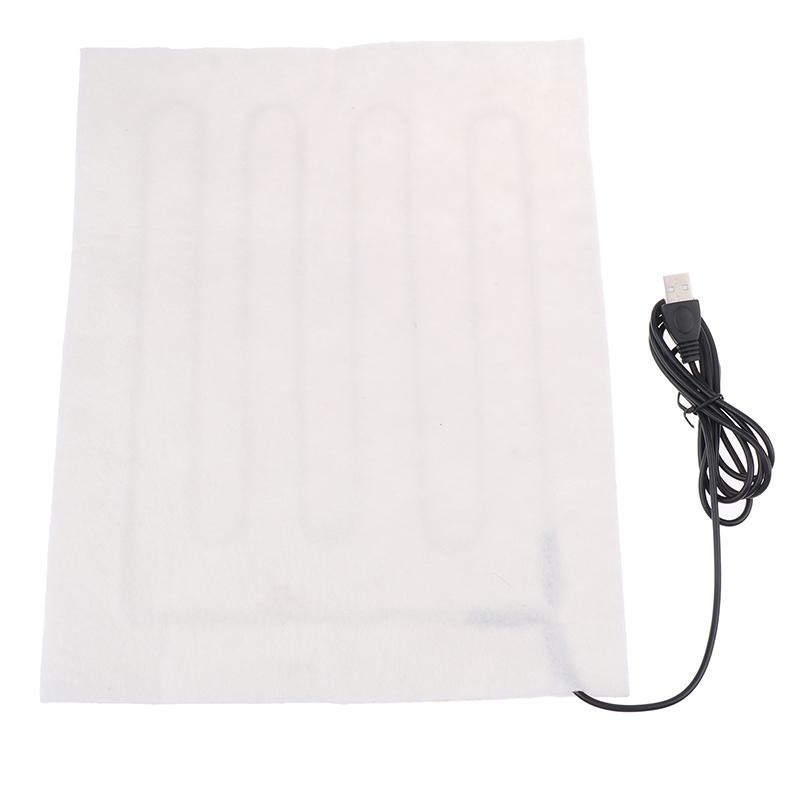Tampone Riscaldante USB Foglio Riscaldato Pieghevole Cuscino Riscaldante per Sedile Auto Scaldasedile Impermeabile Animale Domestico Rettile Animale Inverno Caldo Tappetino Riscaldante