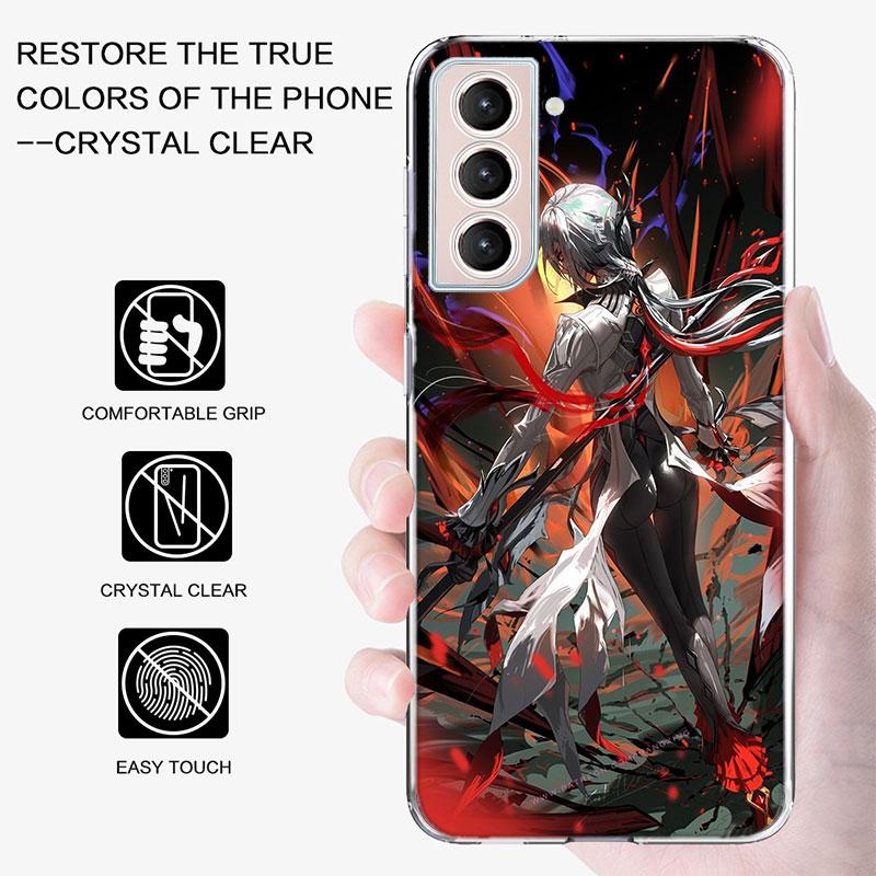 Arlecchino Genshin Impact Phone Case for Samsung A16 A17 A26 A36 A56 A57 A55 A54 A37 A15 A25 A35 A14 A24 A34 Galaxy Note 20 10 A