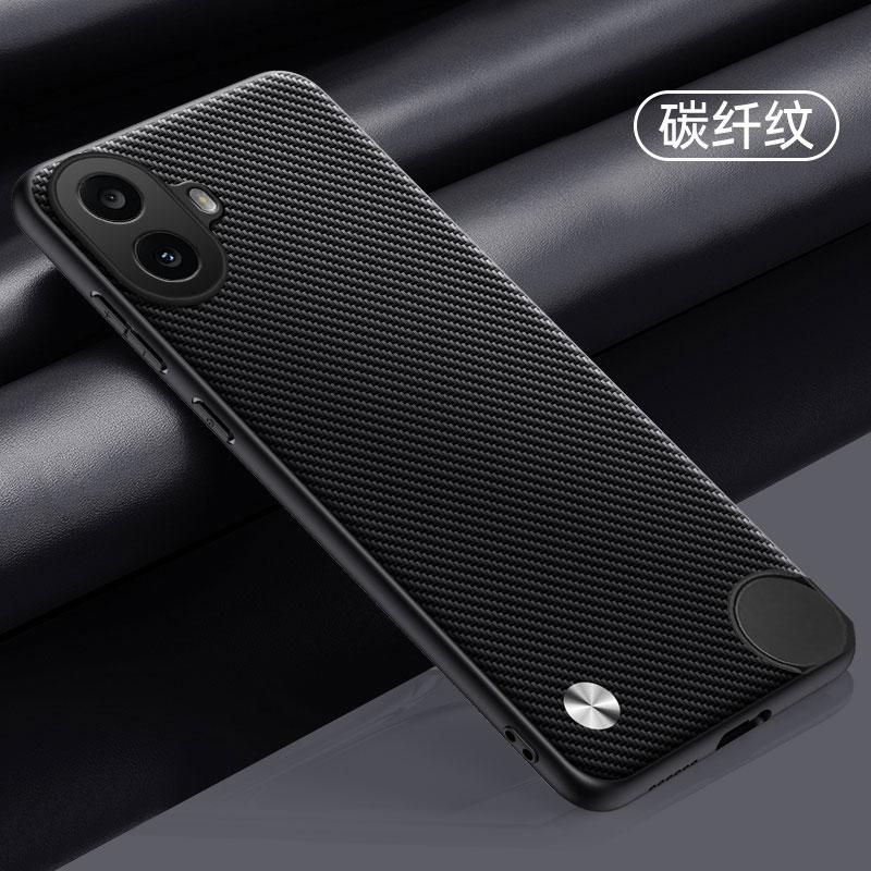Чехол для Nothing CMF Phone 1 2 Pro Роскошный чехол из ПУ-кожи с текстурой волокна Защитный чехол Capa для Nothing CMF Phone1 Противоударный чехол Nothing CMF Phone 1