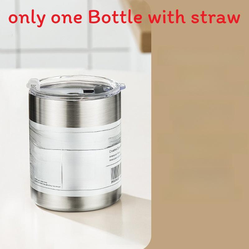 American Style Insulated Travel Mug With 304 Stainless Steel Inner For Car Office Use Steel Finish