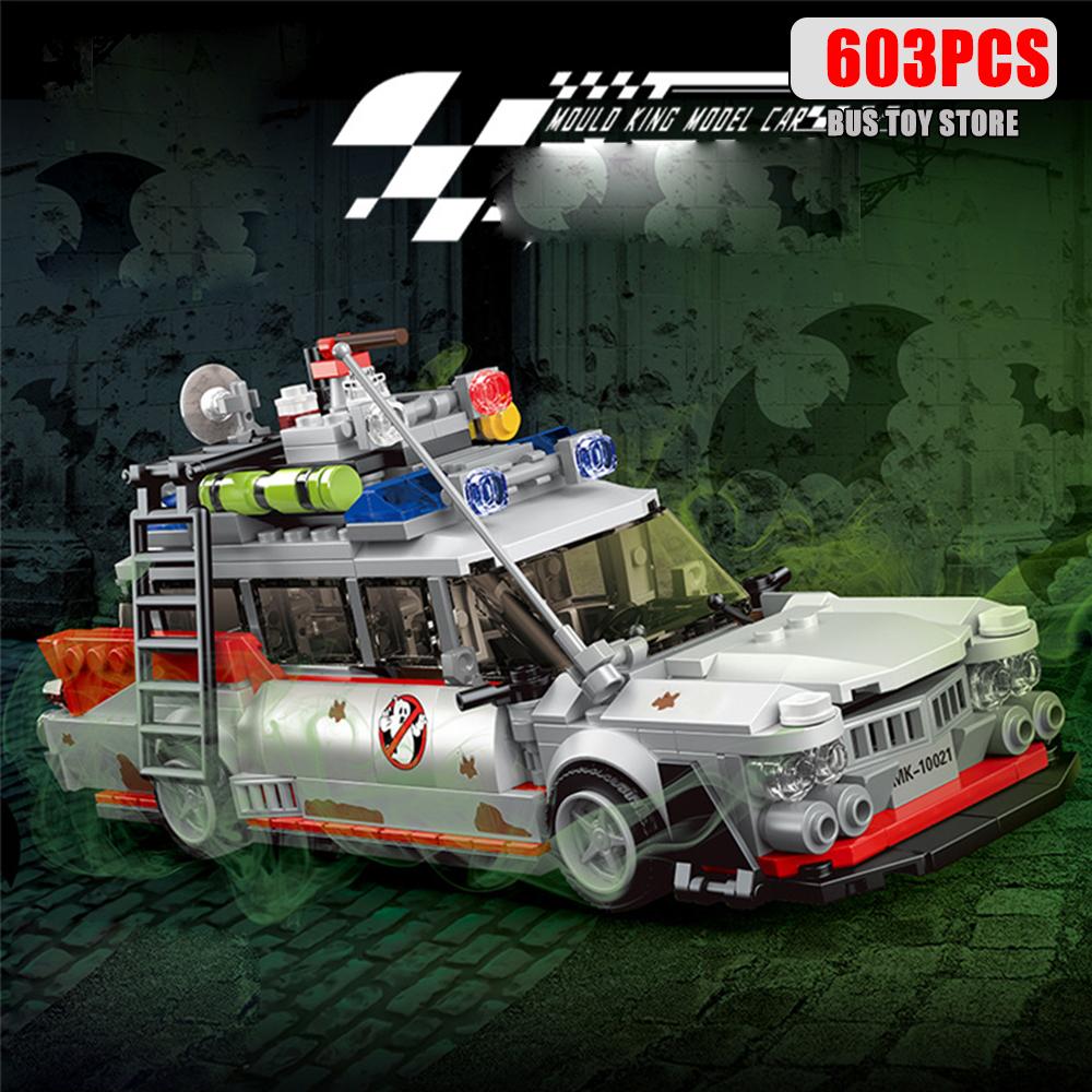 

MOULD KING Technology car model building blocks MOC mini ghost movie car assembly Toys for Adults Kids Gifts 10021S No Original Box