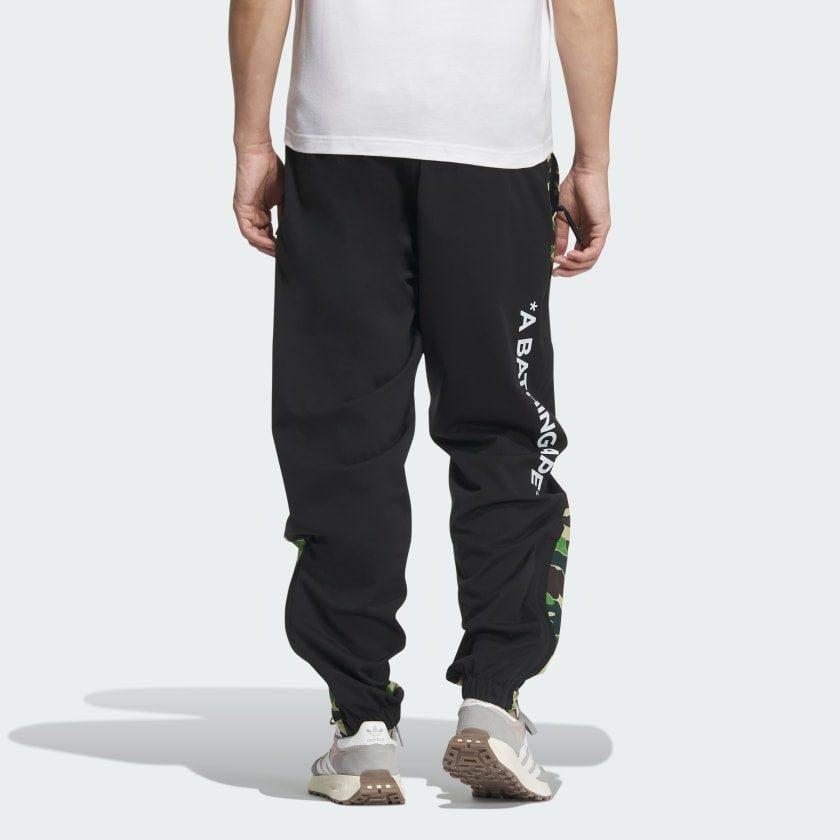 Adidas X Bape Collaboration Sports Pants Men's Black IQ3681