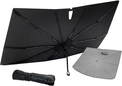 ZooTors Edition Pare-soleil Parapluie en Silicone pour RAV4 Pare-soleil en Silicone pour le Soleil Sac de Rangement Facile Design Compact (2026 PHV) - Poignée, Voitures Style Parapluie,