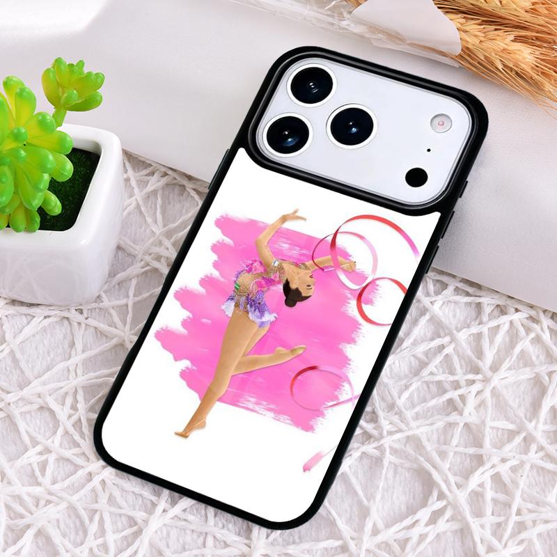 

Gymnastics Oil Painting soft Phone Case for iPhone 17 Air 16 15 11 12 14 13 Pro Max Shockproof Cover iPhone 15