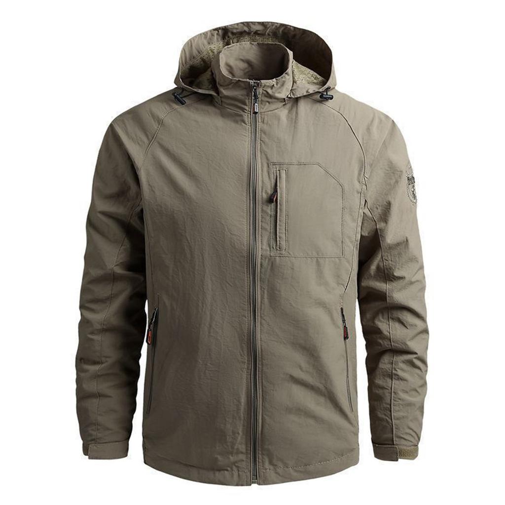 Men's Outdoor Lightweight Breathable Jacket Waterproof Windproof Casual Jacket