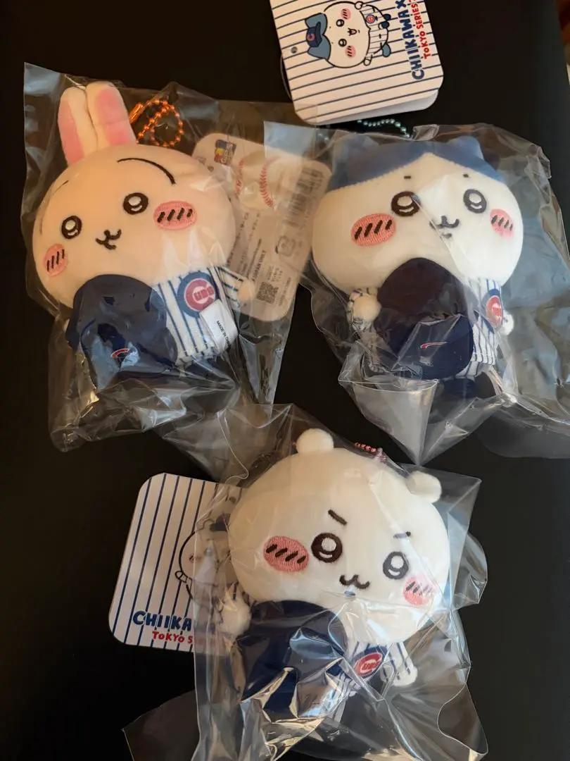 Chiikawa x MLB Tokyo Series Mascot Plush Dodgers Hachiware Usagi