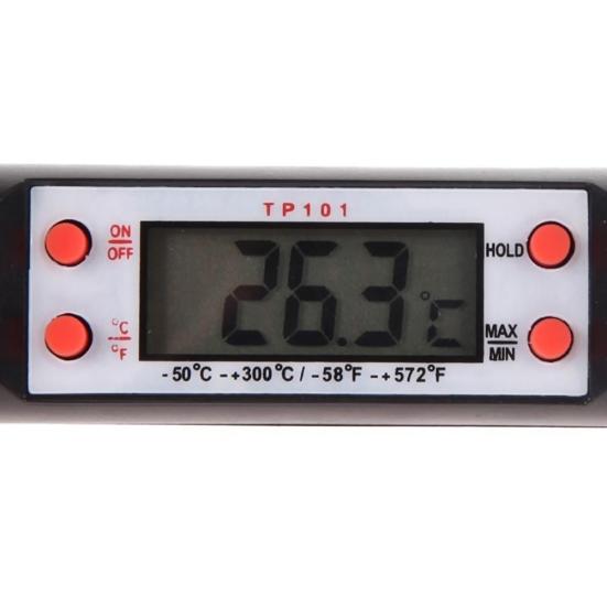 Kitchen Electronic Digital Thermometer Cooking Food Probe for Meat Water Milk