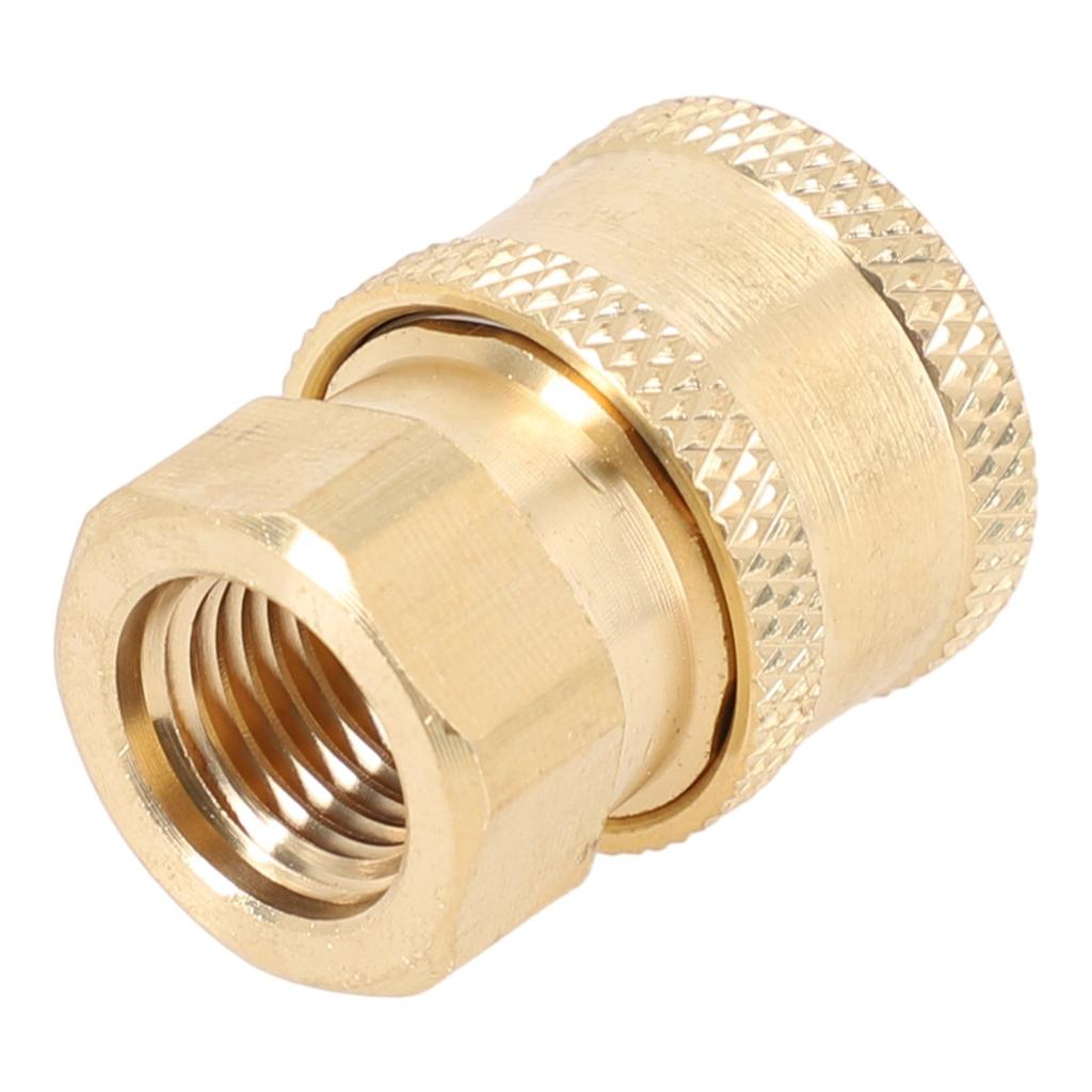 2pcs Pressure Washer Coupler Brass Fittings 1/4 Inch Quick Connect to Female