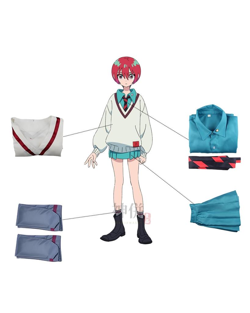 Amate Yuzuriha Cosplay Uniform Mature Costume for School and Stage Wear Size [Excellent Quality] (No Wig), Adults, Festivals, Events, (Amate Yuzuriha,