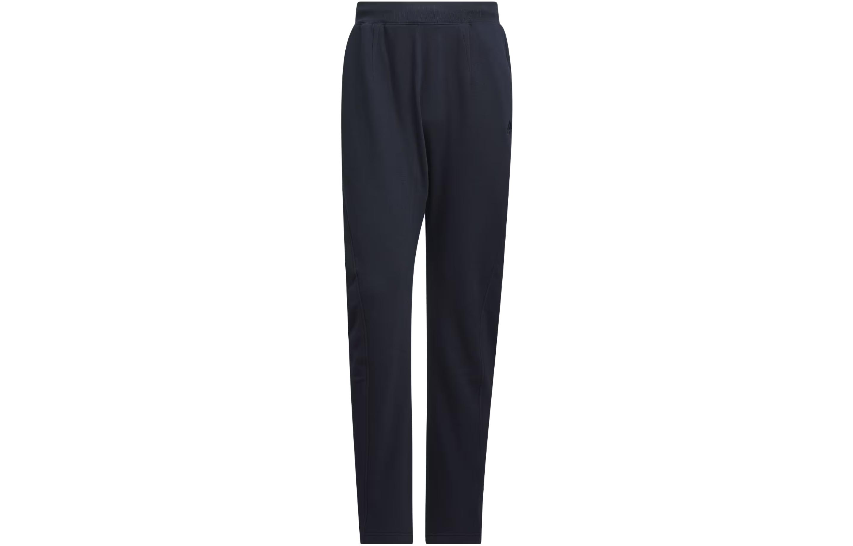 Adidas Knitted Sweatpants Men s Legend Ink Moderate Straight Fit Pants IX6818 L