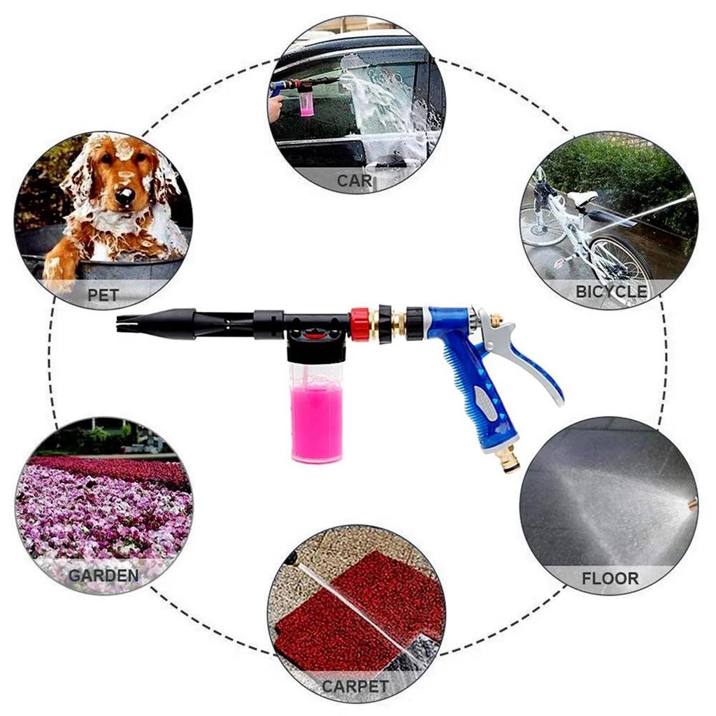 Fierbător cu spumă Apă de spălat mașini Apă de grădină Apa de înaltă presiune Apa albastră de mare Spray extins