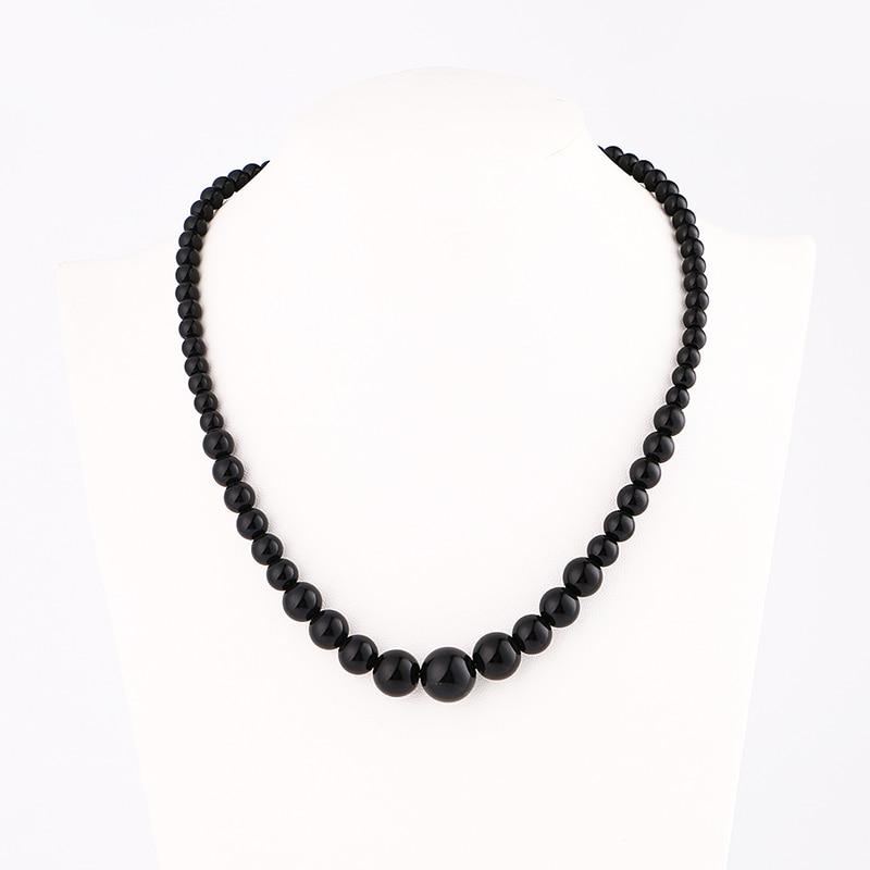 Buy Black Obsidian Necklace Simple Fashion Jewelry at affordable prices