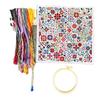 Creative Daily Flower Crosses Stitching Set with Accessories for Experts To Create Beautiful Home Decoration