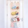New Stuffed Storage Bag Over The Door Stuff Animals Organizer Hanging Mesh Bags Large Pockets for Baby Plush Toys Kids Storage