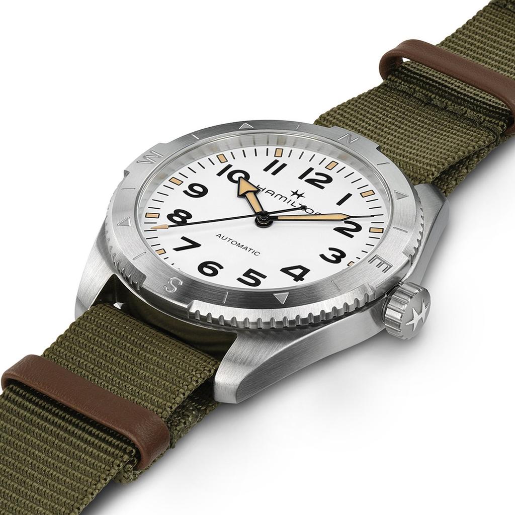 [Hamilton] H70315910 Khaki Field Expedition 41mm White Dial