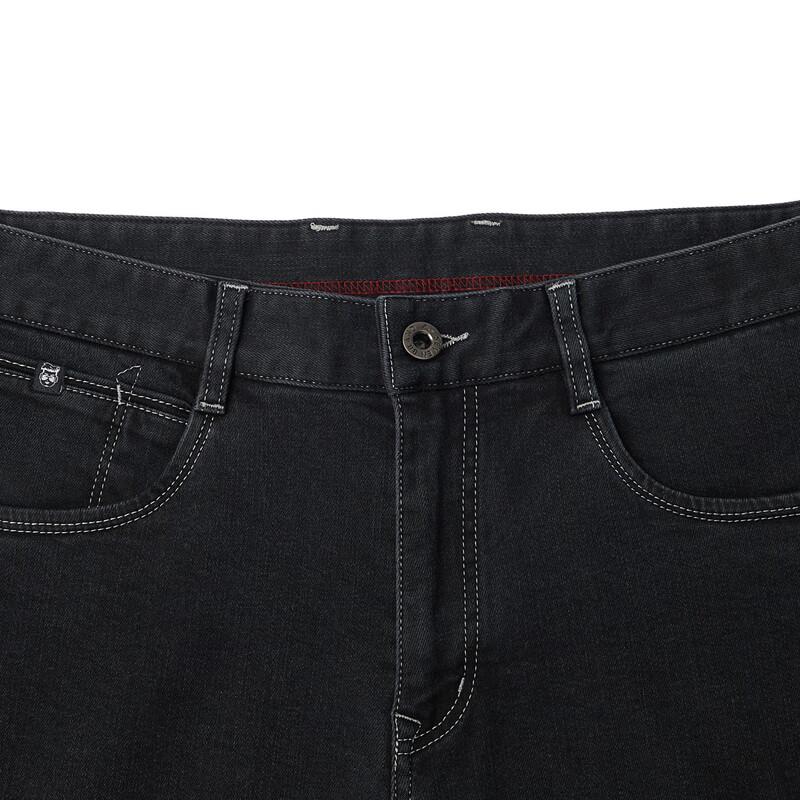 SEVEN Men's Wool Blend Fleece Lined Slim Straight Jeans