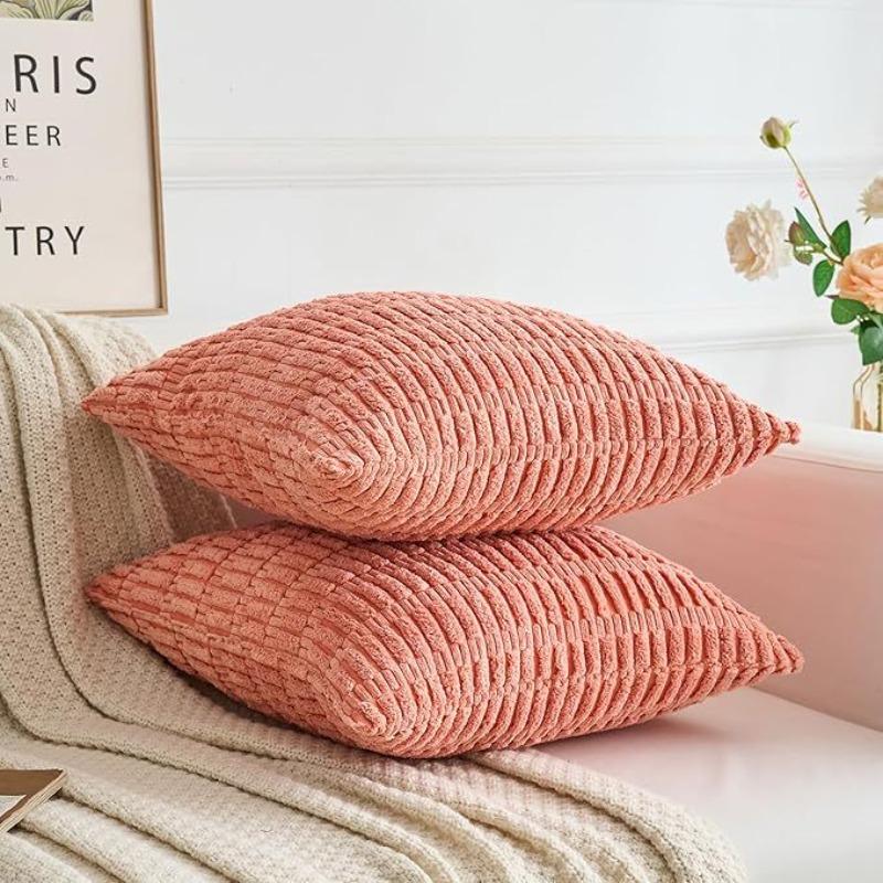 Weiche Kissenbezüge Strick Fell Einfarbige Sofakissenbezüge Lendenkissenbezug Kissenbezug Schutz für Bürosofa