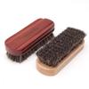 Horsehair Brush for Shoe Cleaning and Polishing - Soft Bristles for Oiling, Dusting, and Mane Care