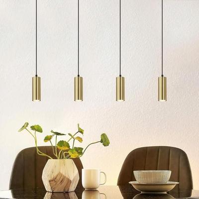 Hängeleuchte - NETTLIFE - Modell 170x60 - 4x GU10 - Schwarzes Metall - Skandinavisch/Modern