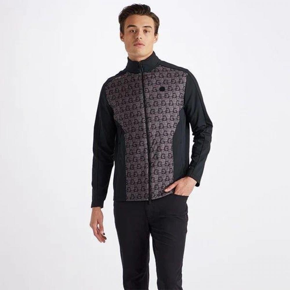 

Zippo Мужская приталенная куртка для гольфа Легкий трикотаж Длинный рукав Весна Осень G4ma23 black S90